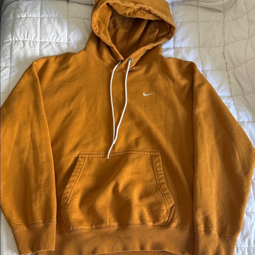 Nike Men's Mustard Hoodie